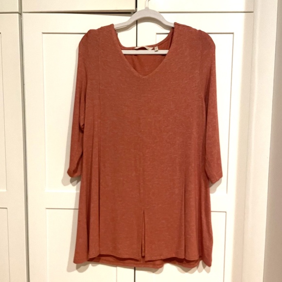Soft Surroundings Tops - Soft Surroundings Orange/burnt Sienna color Comfortable, thick Tunic Size Large